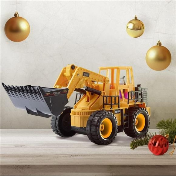 TR-113 5 Channel Full Functional Remote Control Tractor Toy Front Loader - Picture 3 of 6